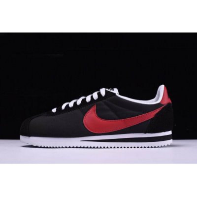 Nike Classic Cortez Nylon Siyah / Kırmızı Lifestyle Ayakkabı Türkiye - ZH4M5QQH